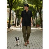 シンプルVネック半袖チュニックブラウス体型カバーとろみレーヨンきれいめトップス | On One's Own | 詳細画像11 