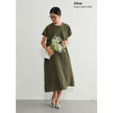 OLIVE | ケープ風衿ノースリーブAラインワンピースポケット付きロングマキシケープ | On One's Own