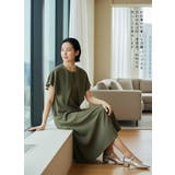 ケープ風衿ノースリーブAラインワンピースポケット付きロングマキシケープ | On One's Own | 詳細画像15 