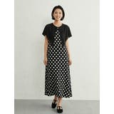 ケープ風衿ノースリーブAラインワンピースポケット付きロングマキシケープ | On One's Own | 詳細画像12 