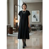 ケープ風衿ノースリーブAラインワンピースポケット付きロングマキシケープ | On One's Own | 詳細画像6 