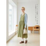 YELLOW | 綿100%半袖ワンピースチェック柄ウエストギャザーバイカラーパフスリーブ | On One's Own