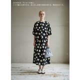 綿100%サッカー素材抽象花柄プリントセットアップ可トップススカート通気性 | On One's Own | 詳細画像5