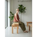 綿100%チェック柄キャミソールギャザーフレアレイヤードトップス紐調節可 | On One's Own | 詳細画像9