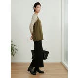 キャミソールドレープ感厚手レーヨン光沢感華奢ストラップ | On One's Own | 詳細画像14