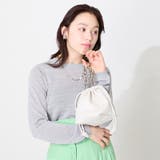 ホワイト | ≪オリエンタルトラフィック≫2way巾着ミニバッグ/BA-255 | ORiental TRaffic