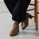 モカ | 【新色追加】チャンキーヒールミドルブーツ/31408 | ORiental TRaffic