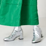 シルバー | ラウンドトゥストレッチブーツ | ORiental TRaffic