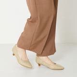 ベージュ | ポインテッドトゥキトゥンヒールパンプス/32110 | ORiental TRaffic