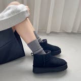 軽量 厚底 ムートンショートブーツ/35401 | ORiental TRaffic | 詳細画像15 