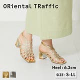 《オリエンタルトラフィック》甲深メッシュヒールサンダル/41202 | ORiental TRaffic | 詳細画像1