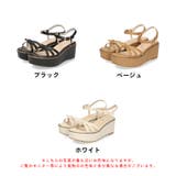 ≪オリエンタルトラフィック≫ リボンモチーフ厚底サンダル/41237 | ORiental TRaffic | 詳細画像3
