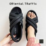 【ORiental TRaffic】クロスベルト厚底サンダル/41243 | ORiental TRaffic | 詳細画像1