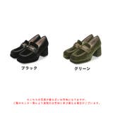 ≪オリエンタルトラフィック≫ベロアローファーヒールパンプス/41303 | ORiental TRaffic | 詳細画像4