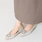 シルバー | ≪オリエンタルトラフィック≫ビジューフラットパンプス/41306 | ORiental TRaffic