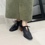 ≪オリエンタルトラフィック≫ウッドヒール甲深パンプス/41307 | ORiental TRaffic | 詳細画像3