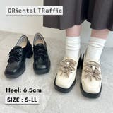 ≪オリエンタルトラフィック≫ベロアリボン厚底シューズ/41308 | ORiental TRaffic | 詳細画像1
