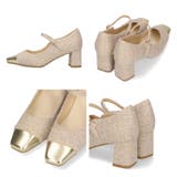 ≪オリエンタルトラフィック≫ツイード切替ワンストラップパンプス/41309 | ORiental TRaffic | 詳細画像15