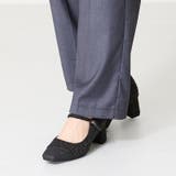 ≪オリエンタルトラフィック≫ツイード切替ワンストラップパンプス/41309 | ORiental TRaffic | 詳細画像4