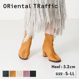 ≪オリエンタルトラフィック≫スクエアトゥニットブーツ/41407 | ORiental TRaffic | 詳細画像2 