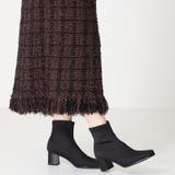 ブラック | ≪オリエンタルトラフィック≫スクエアトゥニットブーツ/41407 | ORiental TRaffic