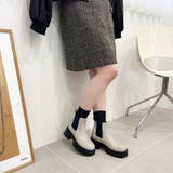 ≪オリエンタルトラフィック≫厚底ヒールサイドゴアブーツ/41410 | ORiental TRaffic | 詳細画像4