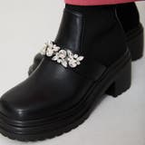 ≪オリエンタルトラフィック≫ビジューベルトニットドッキングブーツ/41415 | ORiental TRaffic | 詳細画像8 