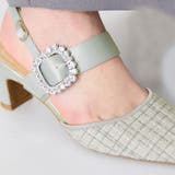 グレー | ビジューストラップツイードパンプス/51115 | ORiental TRaffic