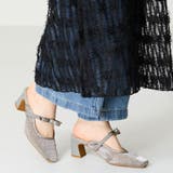 グレー | リボンベルトラインストーンシアーミュール/51124 | ORiental TRaffic