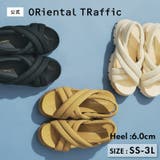 【新色追加】クロスベルト厚底サンダル/51201 | ORiental TRaffic | 詳細画像1 