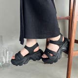 カットデザインパデット厚底サンダル/51206 | ORiental TRaffic | 詳細画像9 