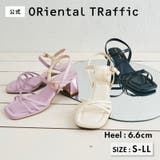 スクエアトゥヒールストラップサンダル/51221 | ORiental TRaffic | 詳細画像2