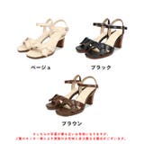 リボンベルトウッドヒールサンダル/51225 | ORiental TRaffic | 詳細画像3