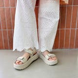 【Fit meサンダル】メタルパーツ厚底サンダル/51226 | ORiental TRaffic | 詳細画像5