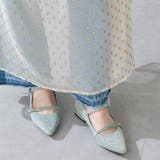 ブルー | ポインテッドトゥダブルストラップパンプス/51306 | ORiental TRaffic