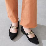 ブラック | コインモチーフストラップパンプス/51308 | ORiental TRaffic