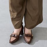 ブラウン | リボンベルトヒールローファー/51311 | ORiental TRaffic