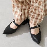 ブラック | ウエスタンバックルポインテッドパンプス/51327 | ORiental TRaffic