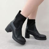 ニットドッキングヒールショートブーツ/51407 | ORiental TRaffic | 詳細画像4 