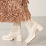 ベージュ | ニットドッキングヒールショートブーツ/51407 | ORiental TRaffic