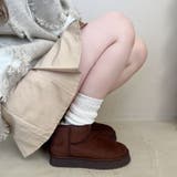 ブラウン | 厚底ムートンショートブーツ/51409 | ORiental TRaffic