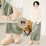 サイドスリット厚底ムートンショートブーツ/51425 | ORiental TRaffic | 詳細画像3