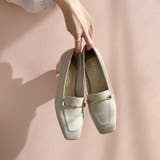 ピンク | メタリックラインビットヒールローファー/52101 | ORiental TRaffic