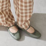 グリーン | メリージェーンバレエパンプス/52313 | ORiental TRaffic