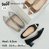 スクエアバックルフレアヒールパンプス/52314 | ORiental TRaffic | 詳細画像1