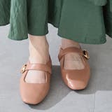 ピンク | 柔らかストラップフラットパンプス/52317 | ORiental TRaffic