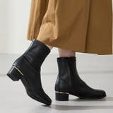 ブラック | ヒールパーツストレッチブーツ/52402 | ORiental TRaffic