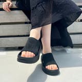 【Fit meサンダル】サイドオープンニット厚底サンダル/55207 | ORiental TRaffic | 詳細画像9 