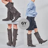 ベルトデザインスエードカバーロングブーツ/55505 | ORiental TRaffic | 詳細画像5 