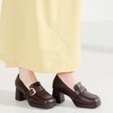 ブラウン | プラットフォームベルトローファー/61103 | ORiental TRaffic